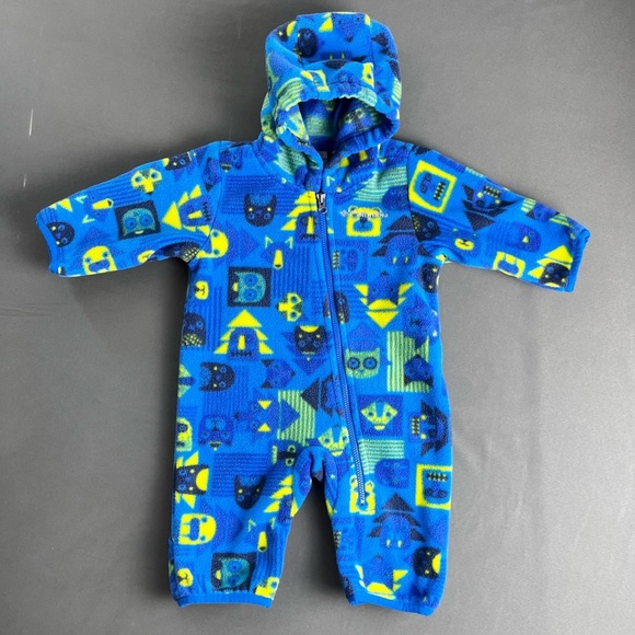 Columbia Fleece Baby BuntingSnowsuit Size 0-3 Months